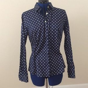 Banana Republic polka dot blouse